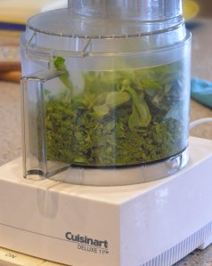 Basil in food processor_LAH_2355